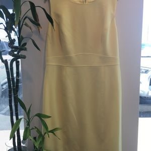 Kasper yellow sheath dress